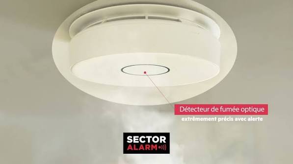 détecteur de fumée sector alarm