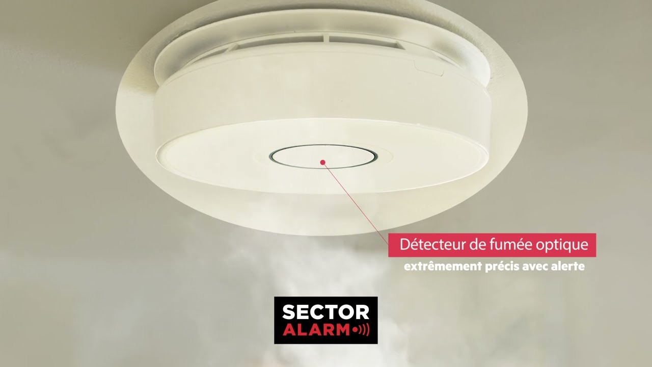 sector alarm détecteur de fumée